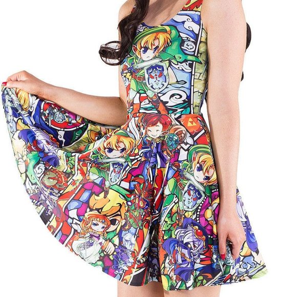 Living Dead Dresses & Skirts - Living Dead Chibi Zelda Skater Dress